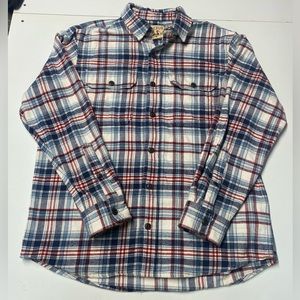 Red Head Brand Flannel Shirt - large